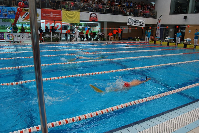 Navarra impone su ley bajo el agua en el Campeonato de España Infantil y Cadete